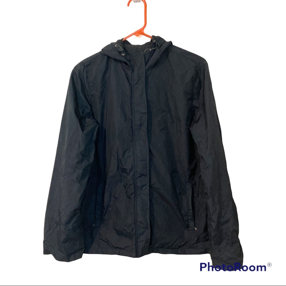 Abercrombie and Fitch Windbreaker Jacket Blue Coat Womens Size Small